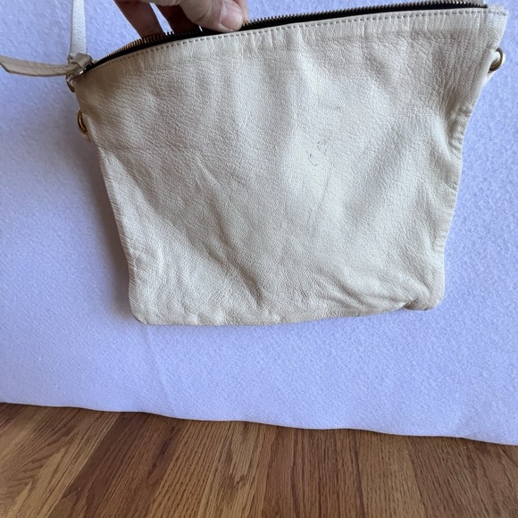 Clare V Cream Crossbody Bag Minimalist French Girl Chic Purse Lightweight - Picture 4 of 16
